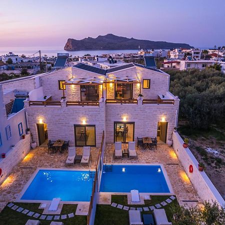 Sun Flower Villas With Sea View Agia Marina Exterior foto