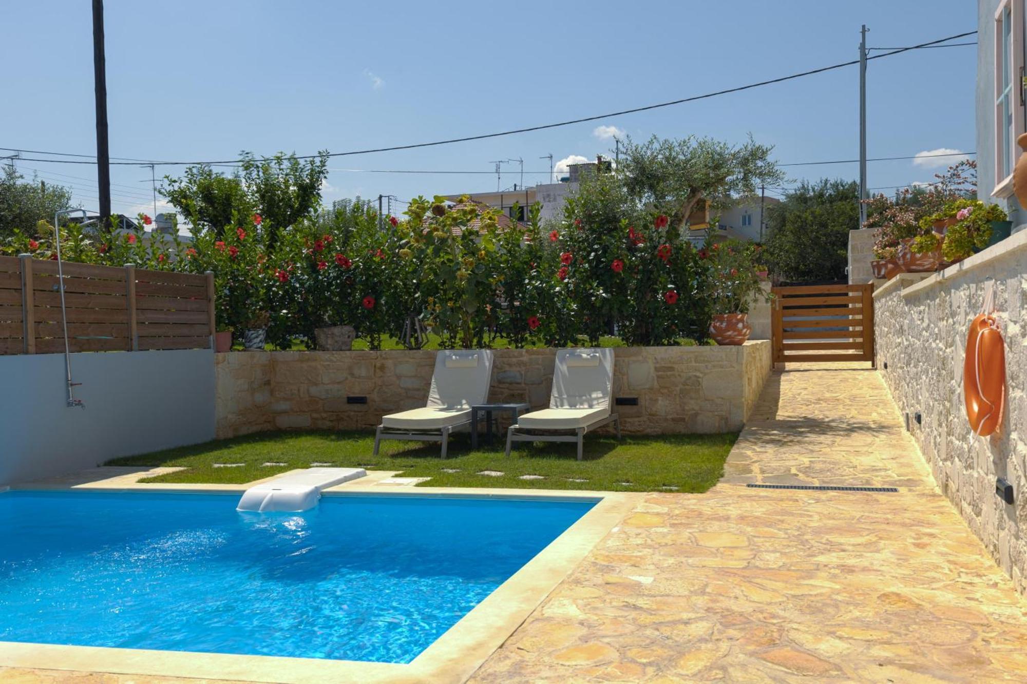 Sun Flower Villas With Sea View Agia Marina Exterior foto